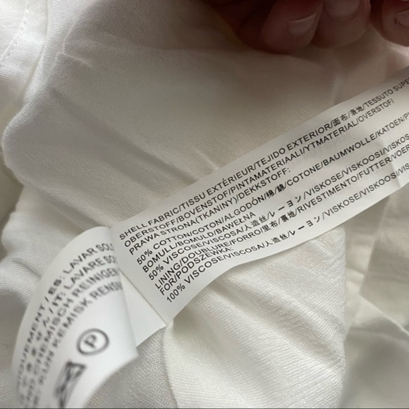 NWT J.O.A. Twist Front Ivory Mini Dress - Picture 6 of 7